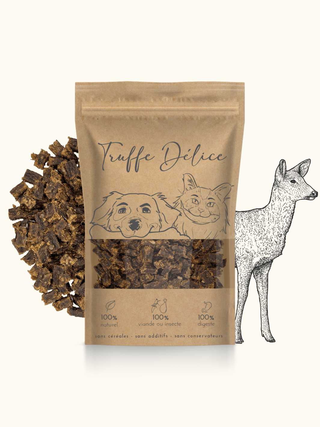 Friandises de biche - #friandise_naturelle_pour_chien# - Truffe delice